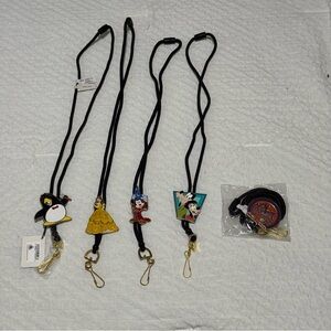 Disney Cast Exclusive Character Lanyards Set